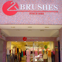 Two Brushes Retail Signage